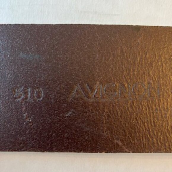 Avignon Wide Genuine leather Belt size XL - Picture 3 of 6